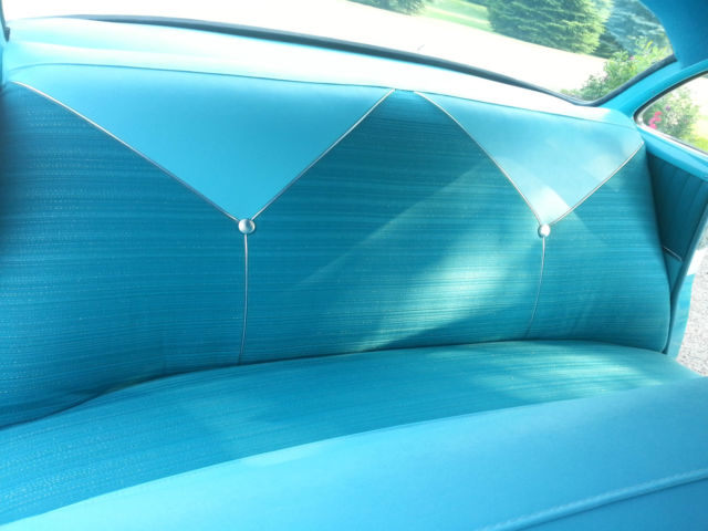 1956 turquoise & white Chevrolet Bel Air/150/210 Sedan