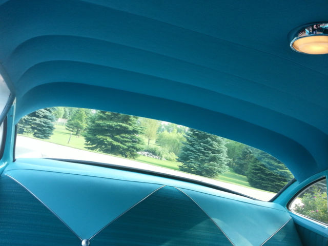 1956 turquoise & white Chevrolet Bel Air/150/210 Sedan