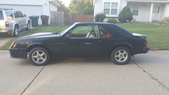 1980 Black Ford Mustang Hatchback