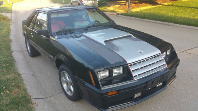 1980 Black Ford Mustang Hatchback