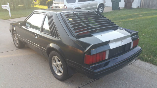 1980 Black Ford Mustang Hatchback