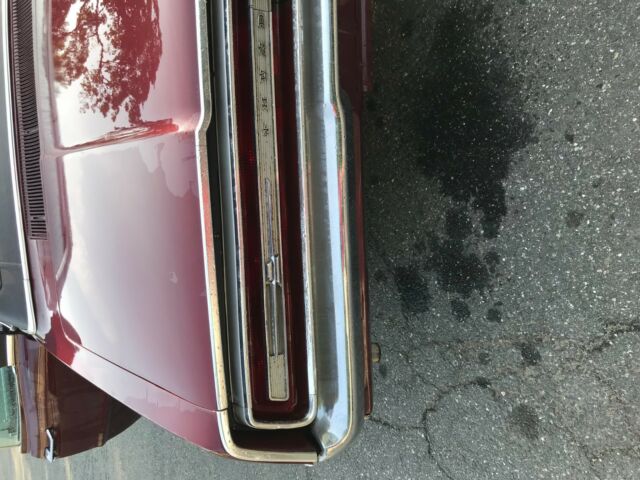 1968 Burgundy Ford Thunderbird Sedan