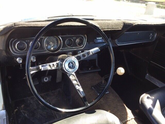 1966 White Ford Mustang Coupe