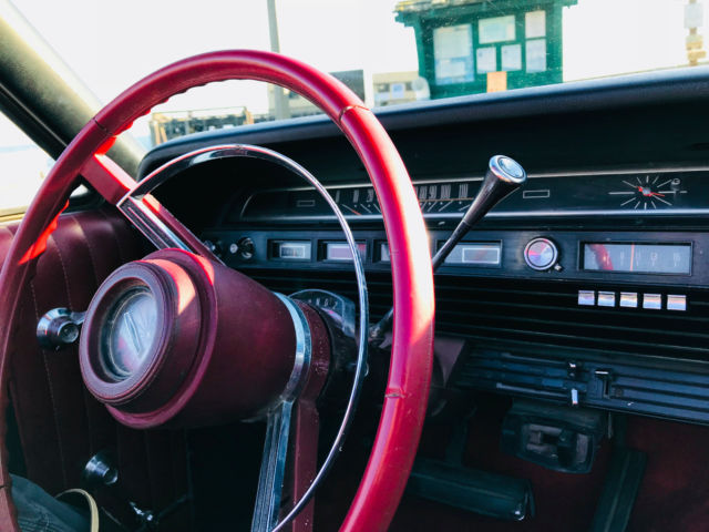 1967 Red Ford Galaxie Convertible