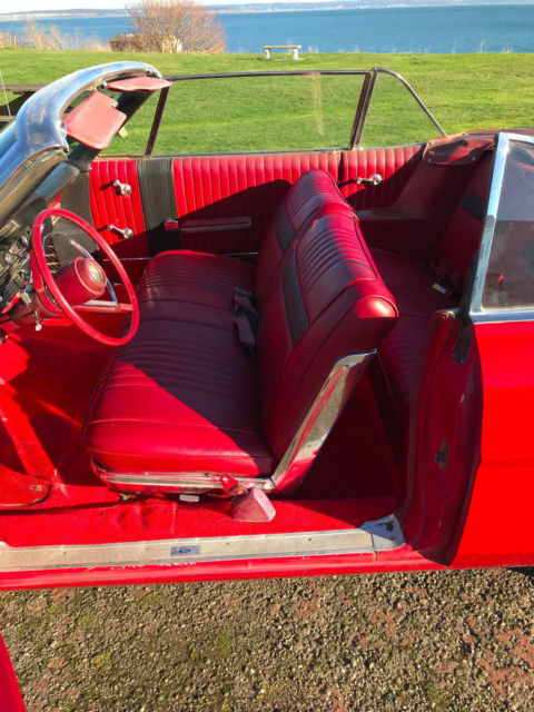 1967 Red Ford Galaxie Convertible