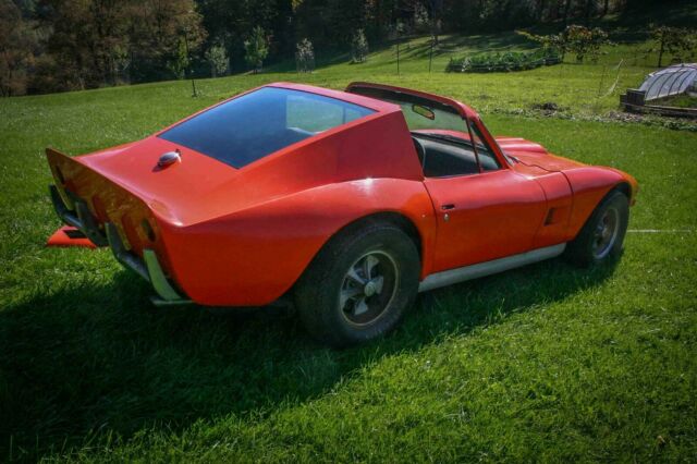 1964 Orange Chevrolet Corvette Coupe