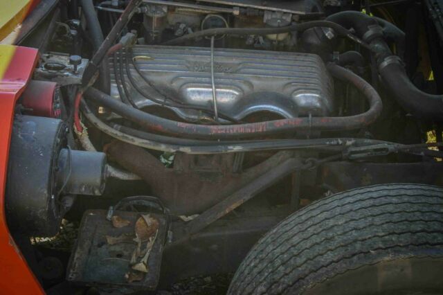 1964 Orange Chevrolet Corvette Coupe