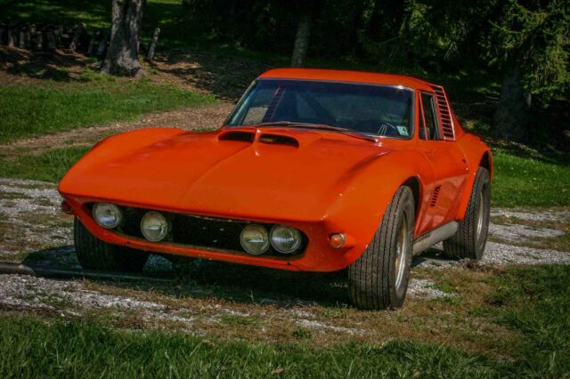 1964 Orange Chevrolet Corvette Coupe