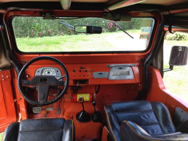 1975 Orange Toyota FJ Cruiser SUV