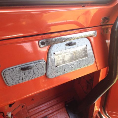 1975 Orange Toyota FJ Cruiser SUV