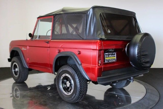 1968 Red Ford Bronco SUV