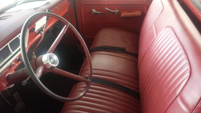 1967 Red Ford F-100 Cab & Chassis