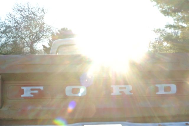 1967 Red Ford F-100 Cab & Chassis