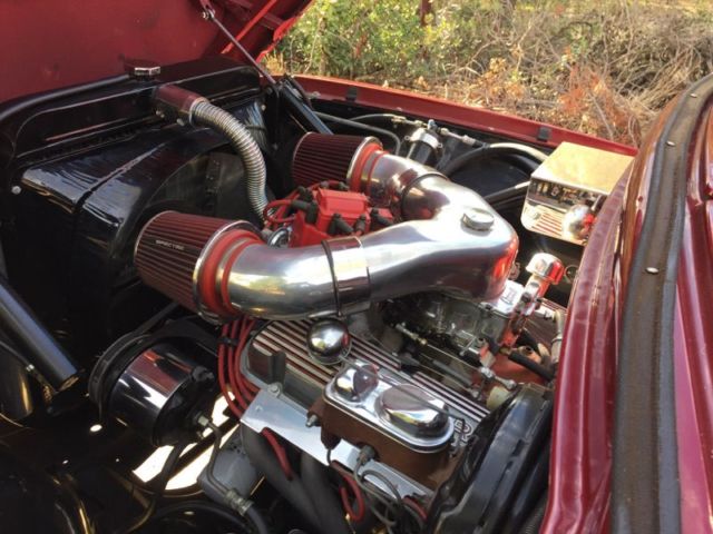 1955 Red Ford F-100 short bed