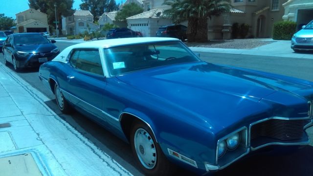 1970 Blue Ford Thunderbird Coupe
