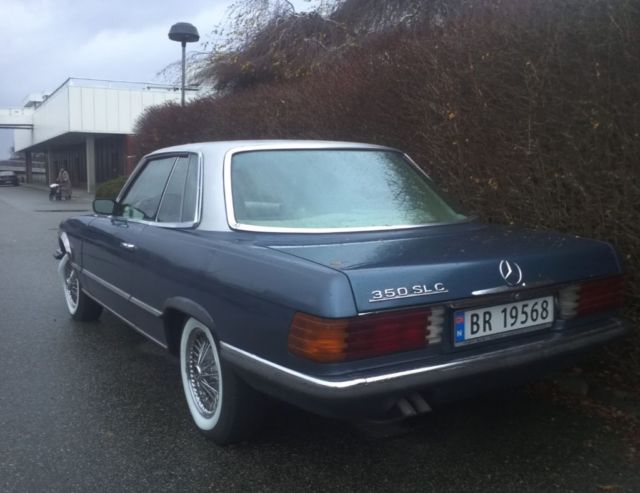 1972 Blue Mercedes-Benz 350 SLC Coupe