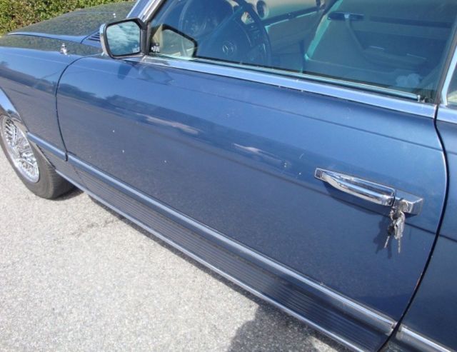 1972 Blue Mercedes-Benz 350 SLC Coupe