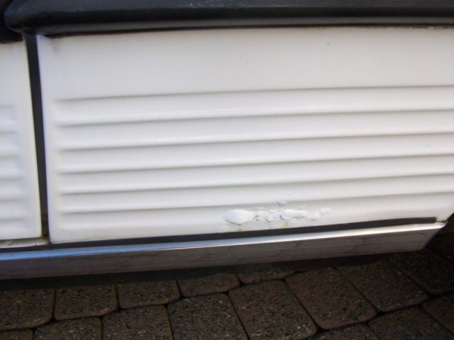 1973 White Mercedes-Benz 400-Series Convertible