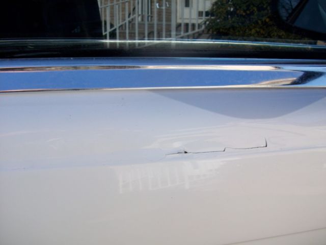 1973 White Mercedes-Benz 400-Series Convertible