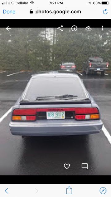 1986 Blue Nissan 300ZX Coupe