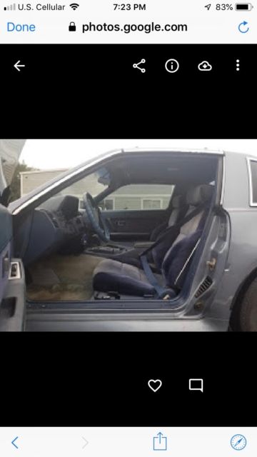 1986 Blue Nissan 300ZX Coupe