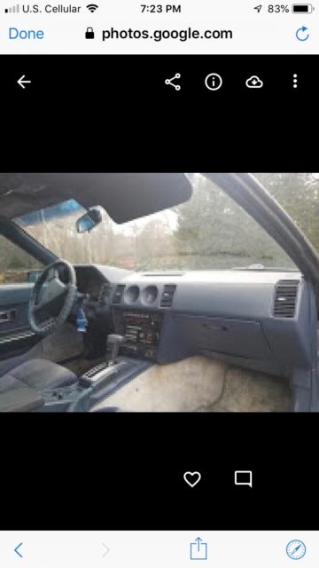 1986 Blue Nissan 300ZX Coupe