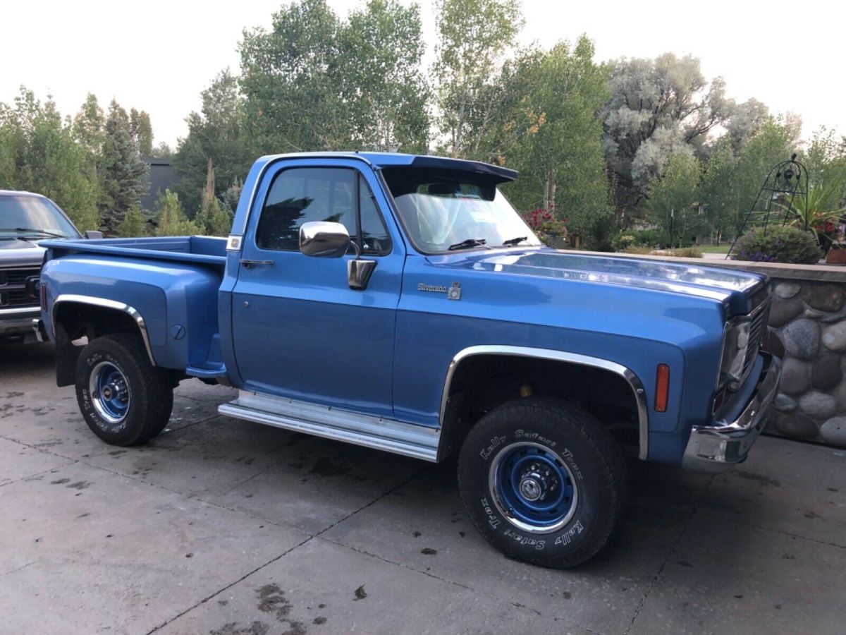 1975 Blue Chevrolet Other Pickups Standard Cab Pickup