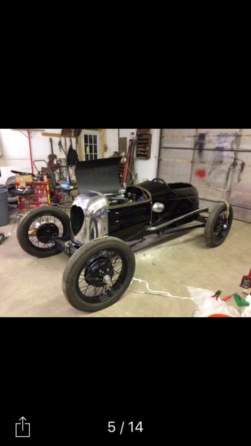 1938 Black Ford Single seat racecar Handmade