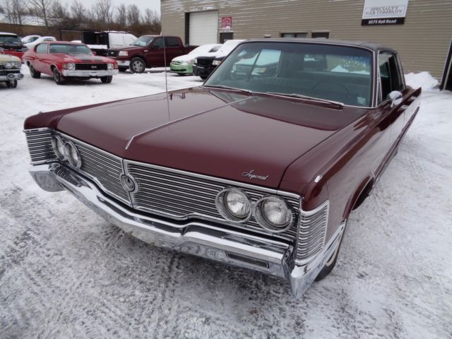 1968 Burgundy Chrysler Imperial Sedan