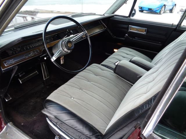 1968 Burgundy Chrysler Imperial Sedan