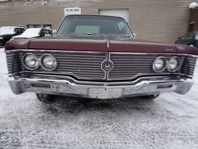 1968 Burgundy Chrysler Imperial Sedan