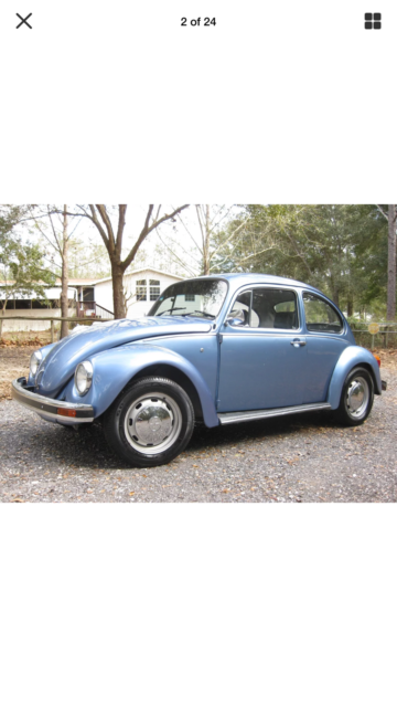 1972 Gray Volkswagen Beetle - Classic Hatchback