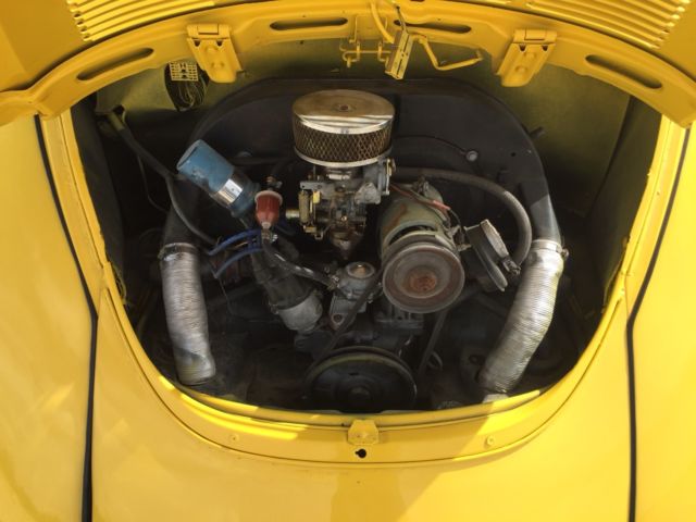 1972 Yellow Volkswagen Beetle - Classic