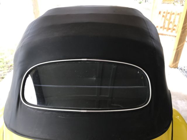 1971 Yellow Volkswagen Beetle - Classic Convertible