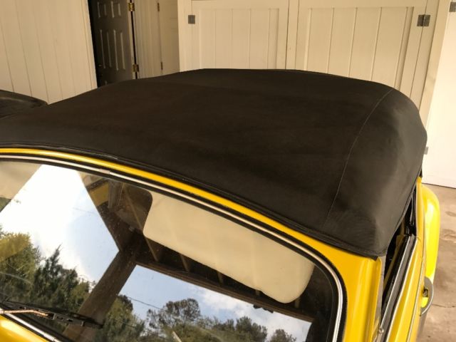 1971 Yellow Volkswagen Beetle - Classic Convertible