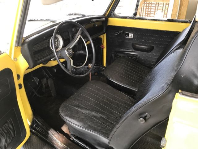 1971 Yellow Volkswagen Beetle - Classic Convertible