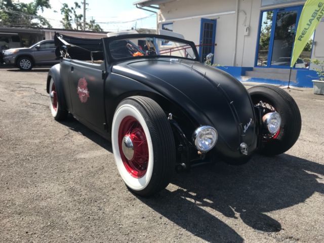 1968 Black Volkswagen Beetle - Classic Convertible