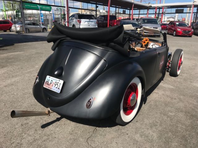 1968 Black Volkswagen Beetle - Classic Convertible