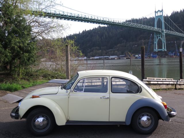 1974 Yellow (Cream) Volkswagen Beetle - Classic Coupe
