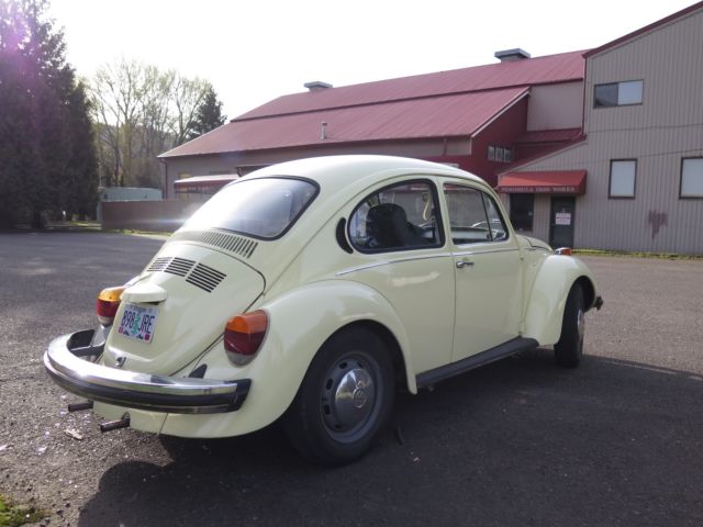 1974 Yellow (Cream) Volkswagen Beetle - Classic Coupe