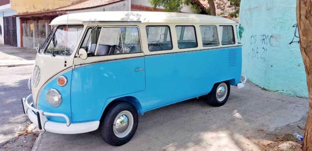 1975 Azul Volkswagen Bus/Vanagon Vans de passeio padrÃ£o