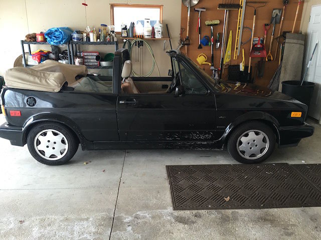 1988 White Volkswagen Cabrio Convertible
