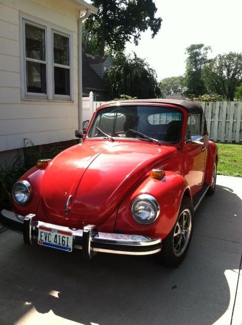1979 Red Volkswagen Beetle - Classic Convertible