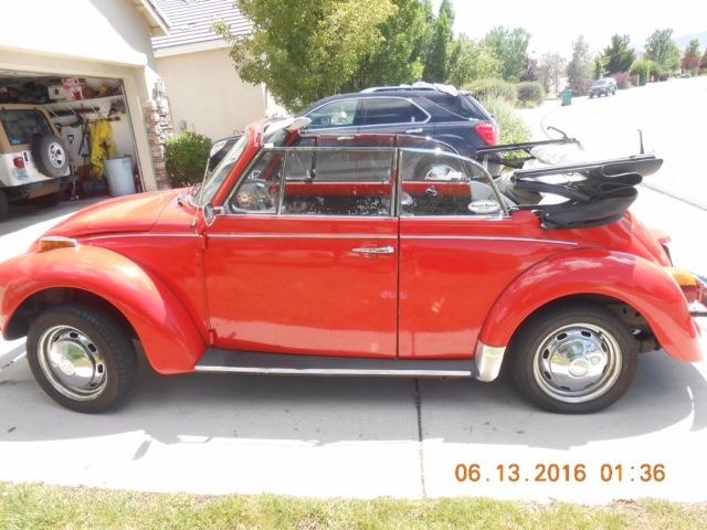 1979 Red Volkswagen Beetle - Classic Convertible