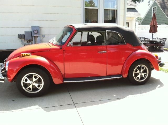 1979 Red Volkswagen Beetle - Classic Convertible
