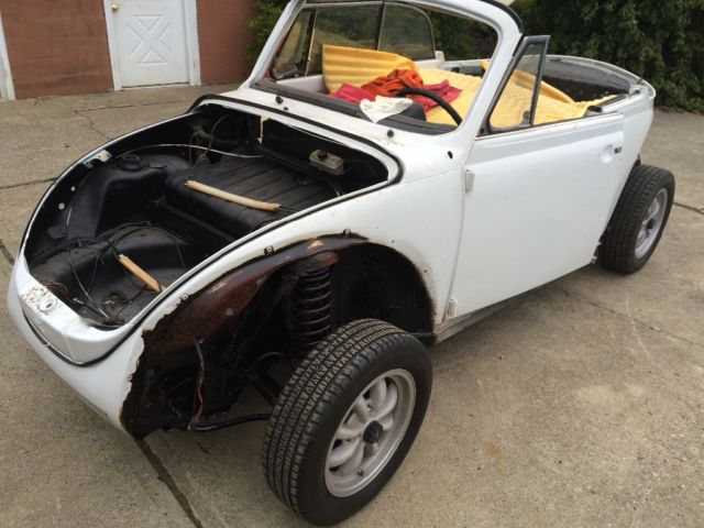 1971 red Volkswagen Beetle - Classic Convertible