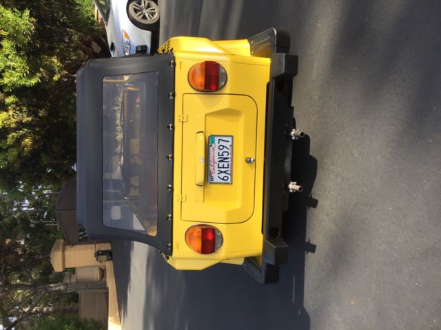 1974 Yellow Volkswagen Thing Convertible