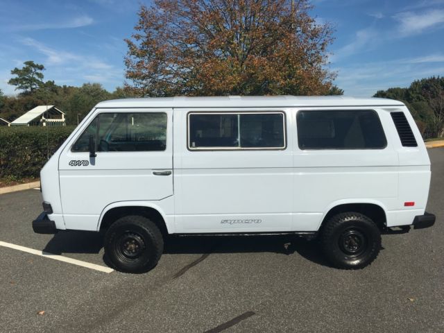1987 Blue Volkswagen Bus/Vanagon Van Camper