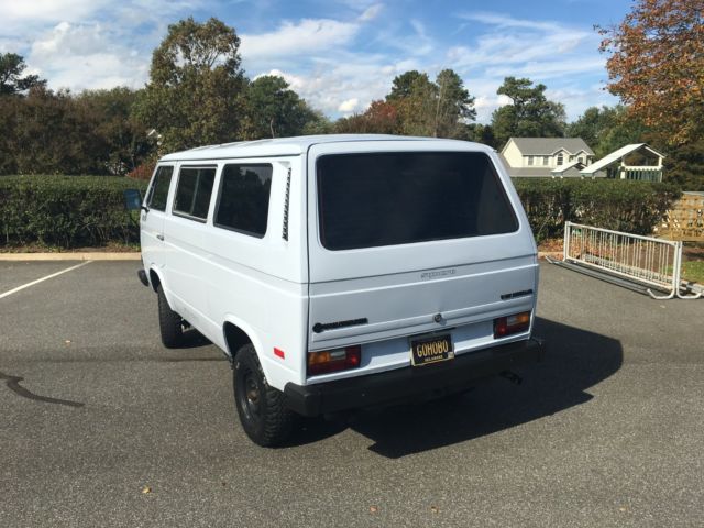 1987 Blue Volkswagen Bus/Vanagon Van Camper