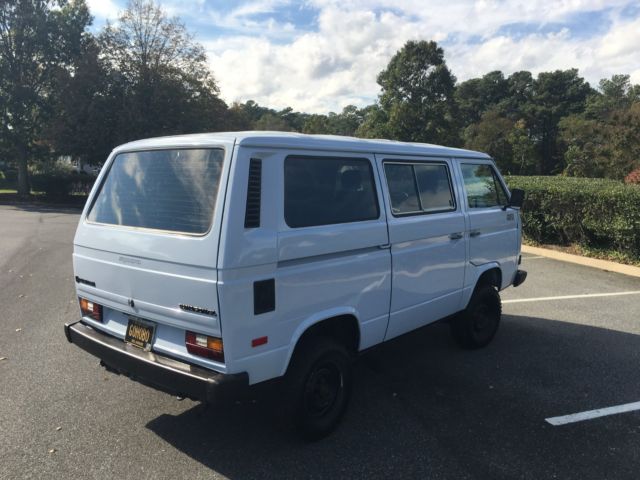 1987 Blue Volkswagen Bus/Vanagon Van Camper